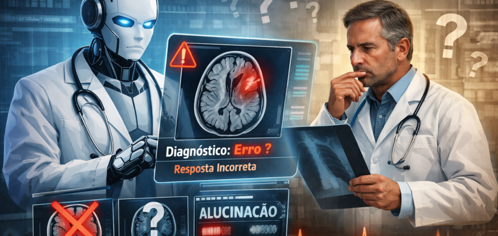 IA na medicina ainda falha em diagnósticos: estudo expõe limites dos grandes modelos de linguagem