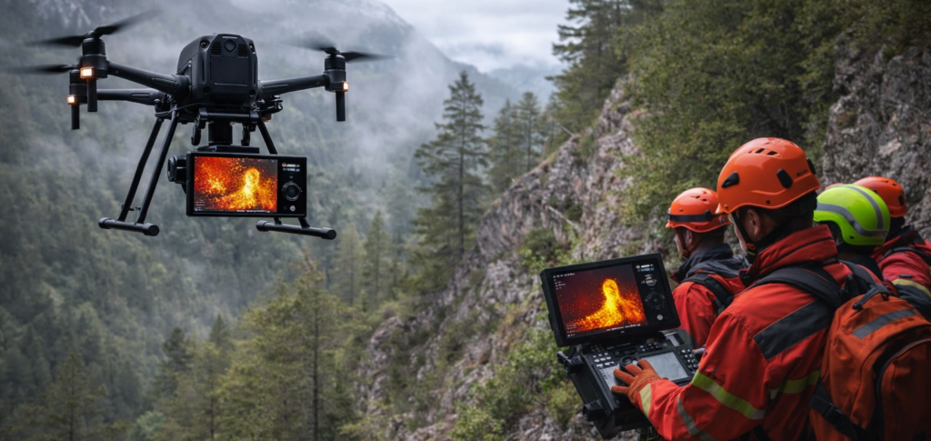 Drone com IA acelera resgates e inaugura nova era na busca por desaparecidos