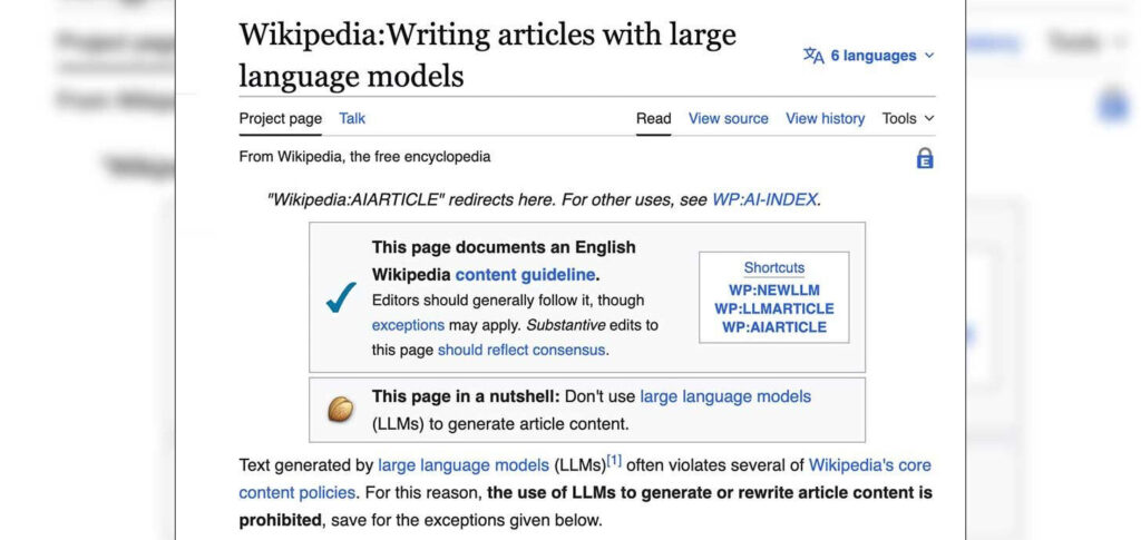 Wikipédia proíbe uso de IA na redação de artigos e reacende debate sobre o futuro do conhecimento online