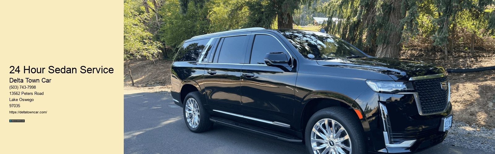 24 Hour Sedan Service