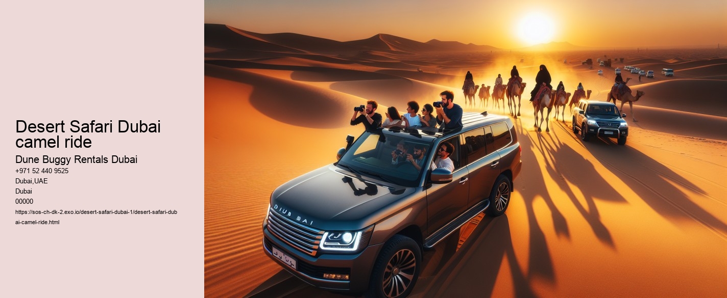 Desert Safari Dubai camel ride