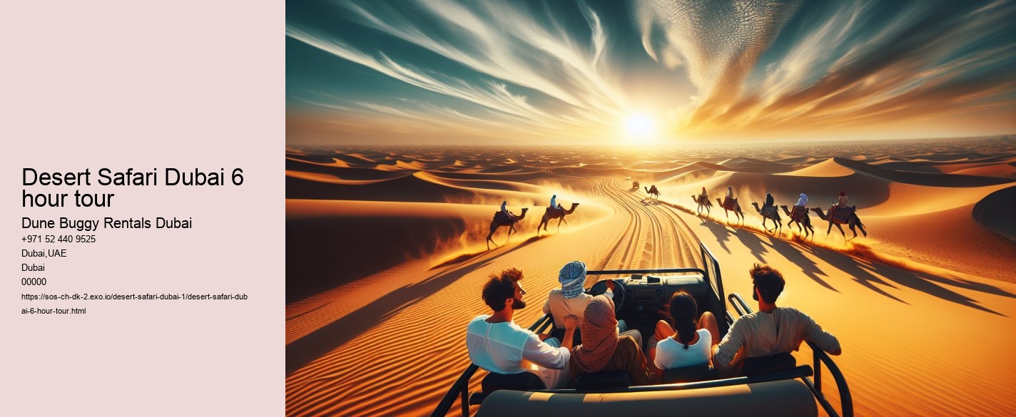Desert Safari Dubai 6 hour tour