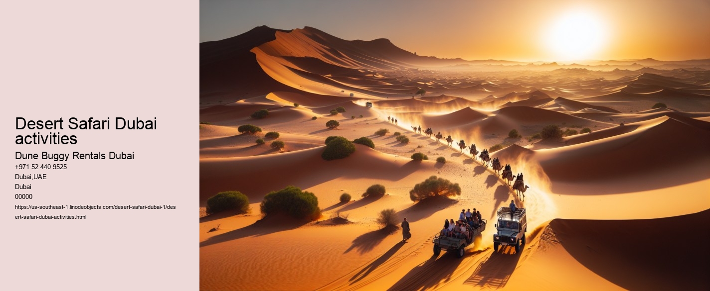 Desert Safari Dubai activities