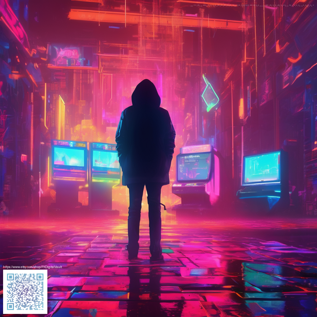 Bright neon-inspired Minecraft banner design overlay on a base