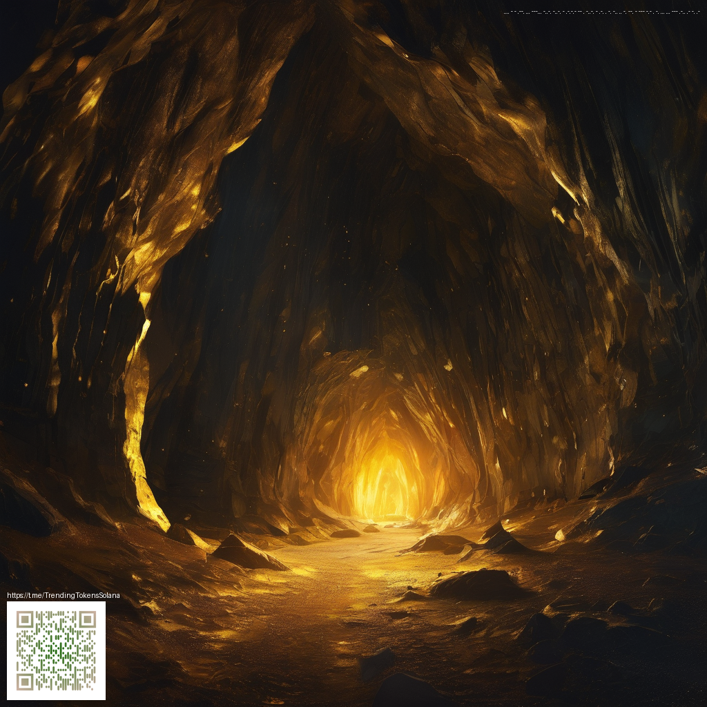 Gold overlay illustration of tokens and charts