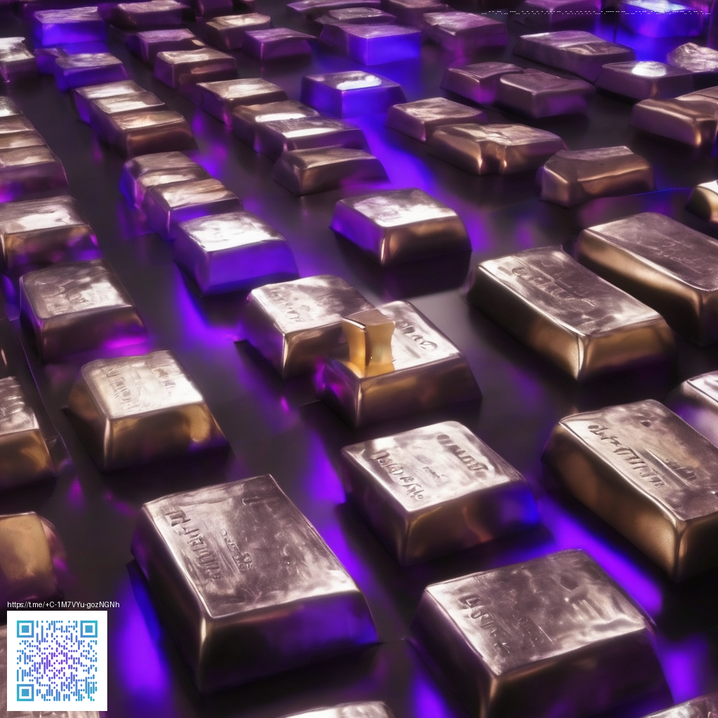 A sleek, metallic logo concept overlay illustration