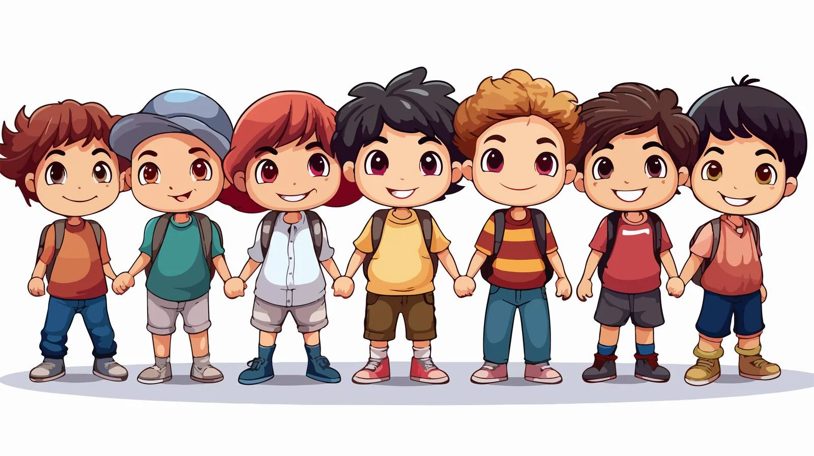 Kids Cartoon Vector Illustration — free download from Dotvec