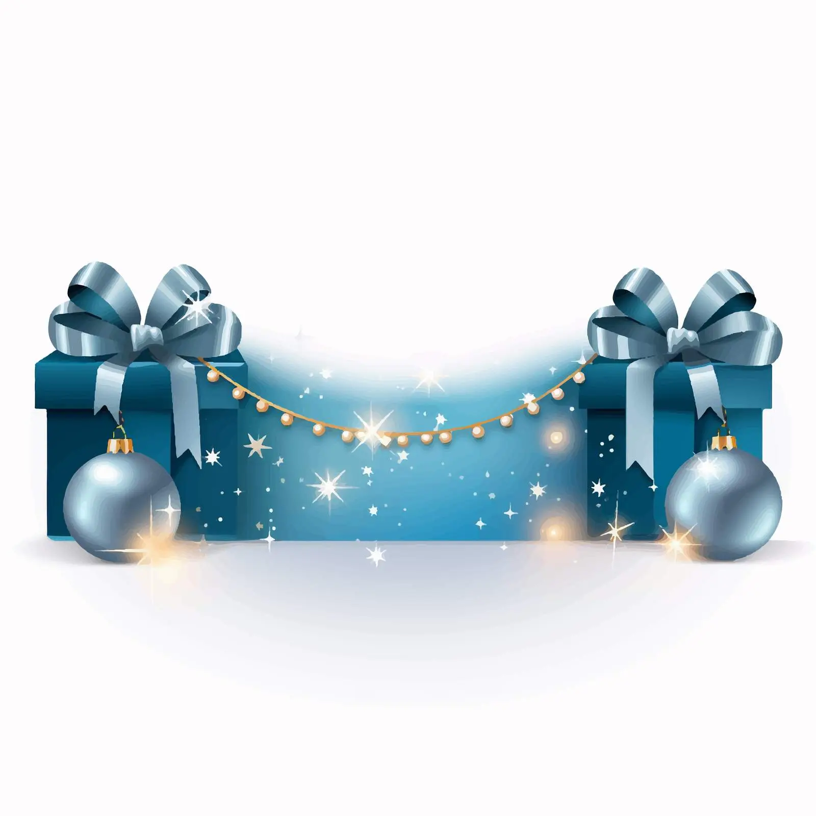 New Year Festive Banner Template with Border — free download from Dotvec