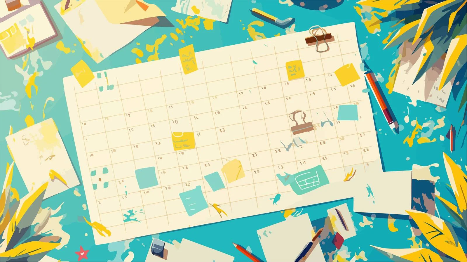 2019 Monthly and Weekly Planner Template — free download from Dotvec