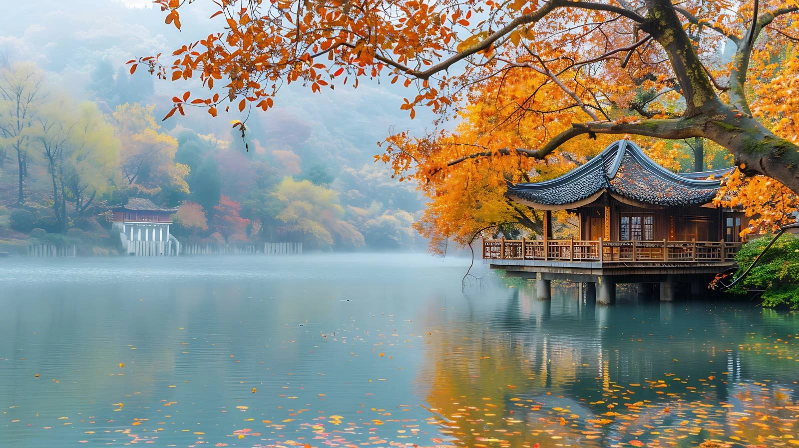 Vibrant Southern Taihang Autumn Isolation — free download from Dotvec