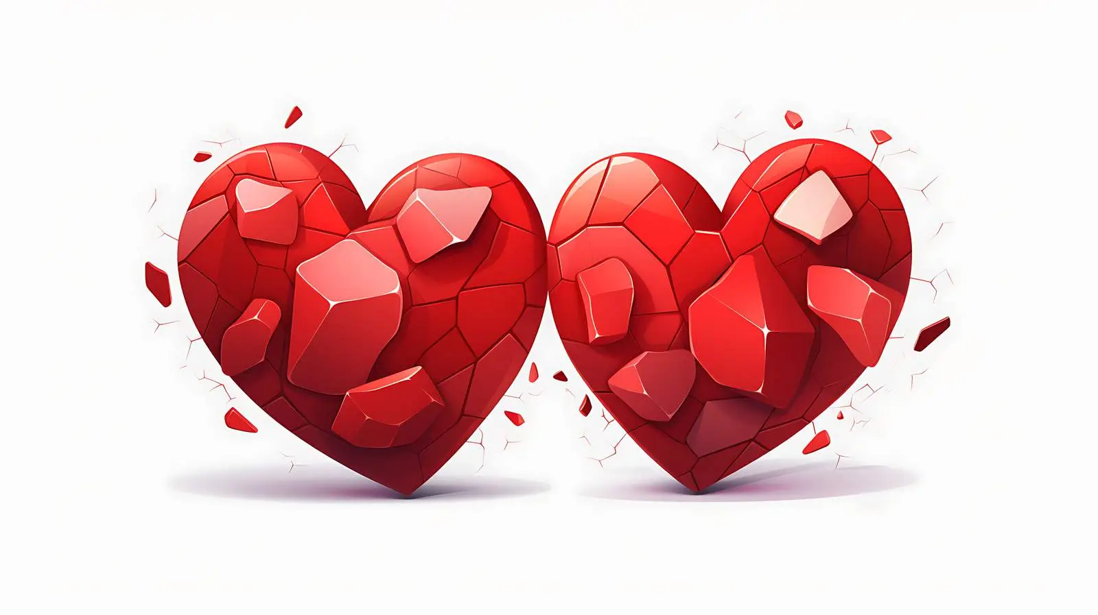 Heart Break 3D Illustration — free download from Dotvec