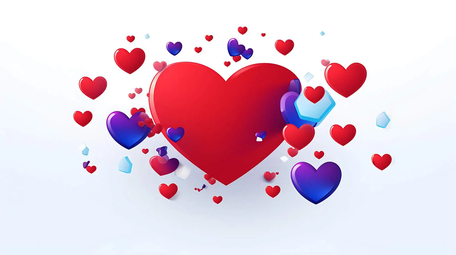 Flying Heart Reaction Success Symbol — free download from Dotvec