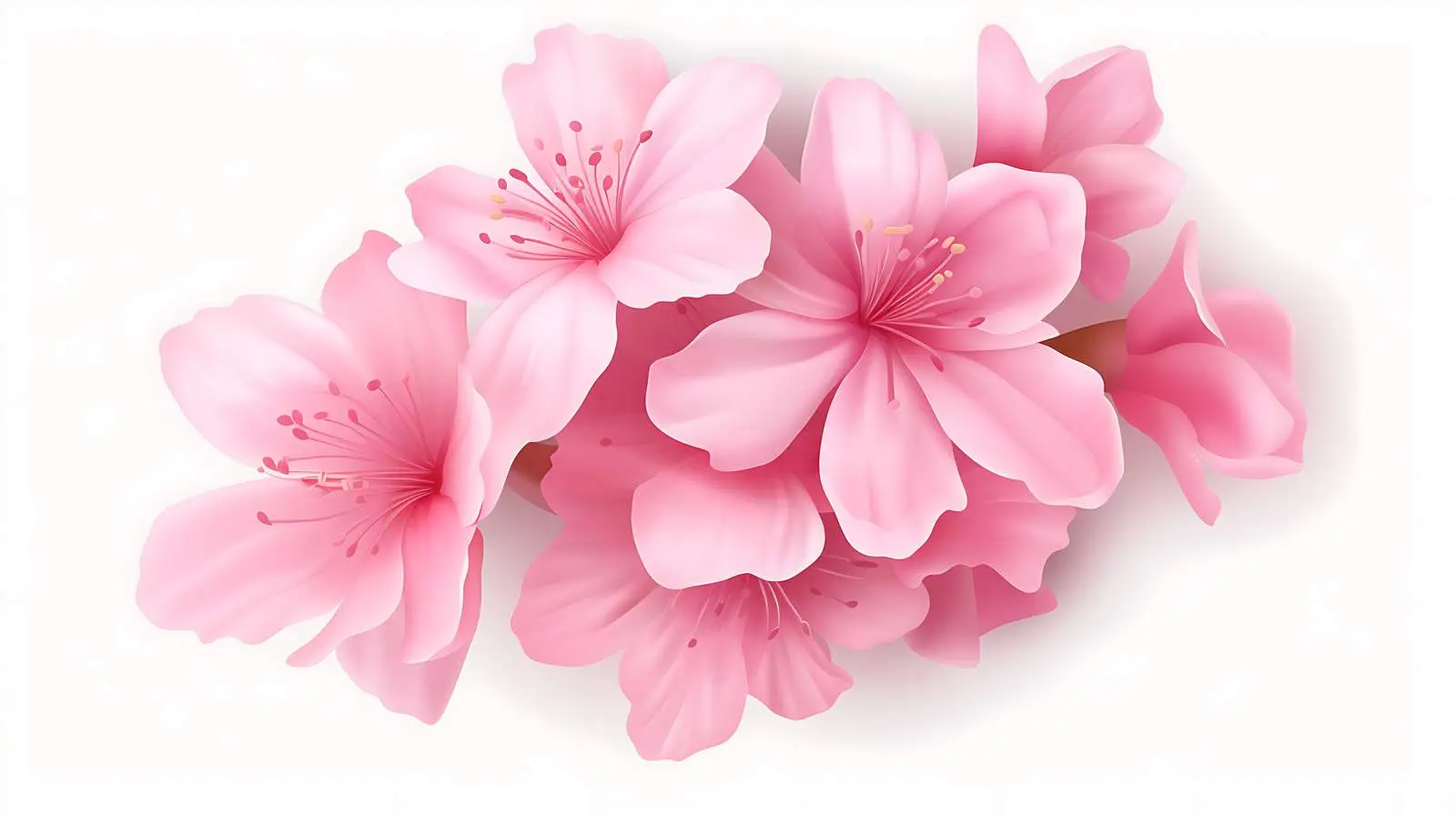 Realistic Sakura Petals Illustration — free download from Dotvec
