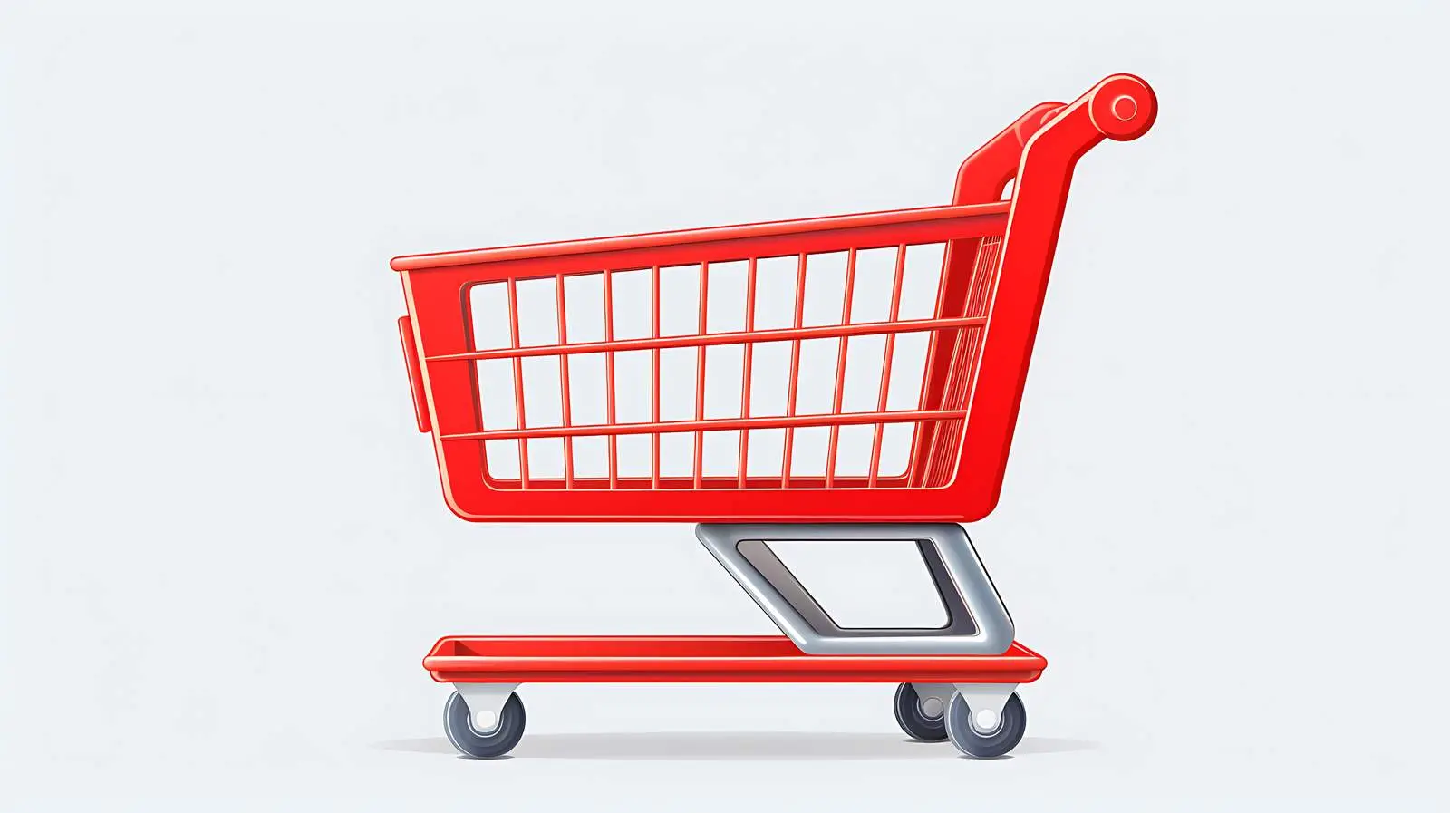 Empty 3D Shopping Basket Render — free download from Dotvec