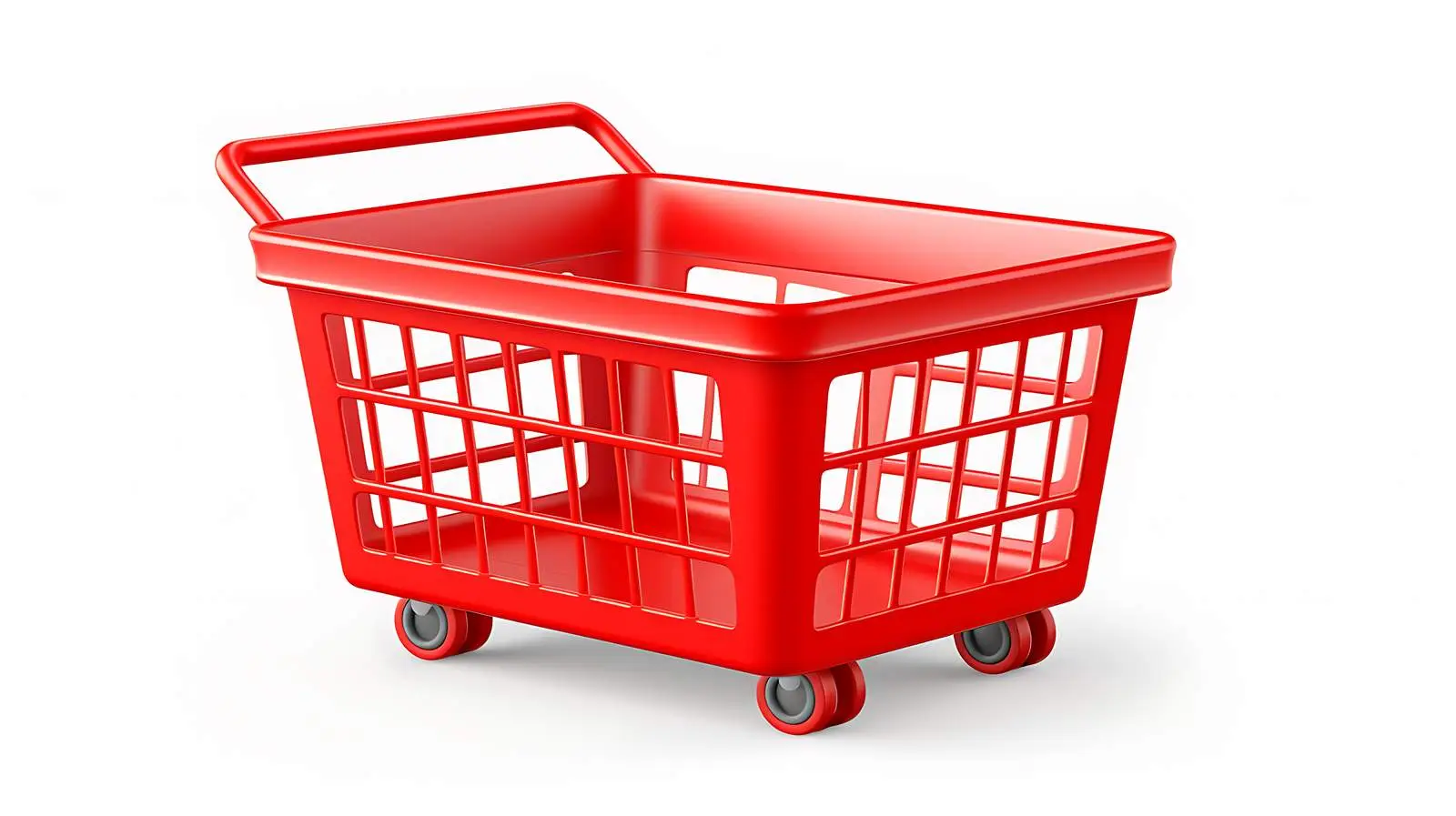 Empty Shopping Basket Render — free download from Dotvec