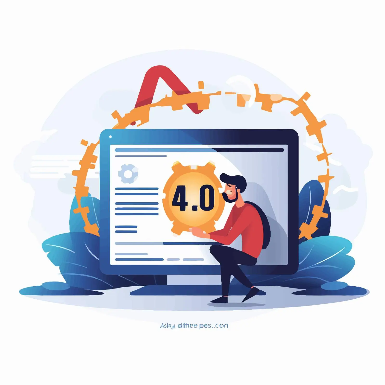 404 Page Not Found Vector Illustration – free site error image from Dotvec