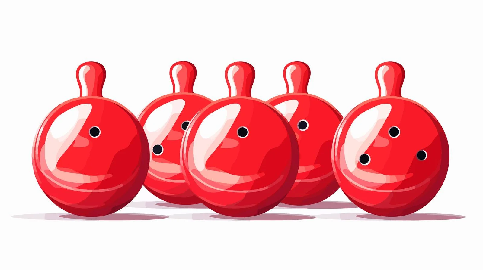 Bowling Ball Strikes Pin Vector Illustration — free download from Dotvec