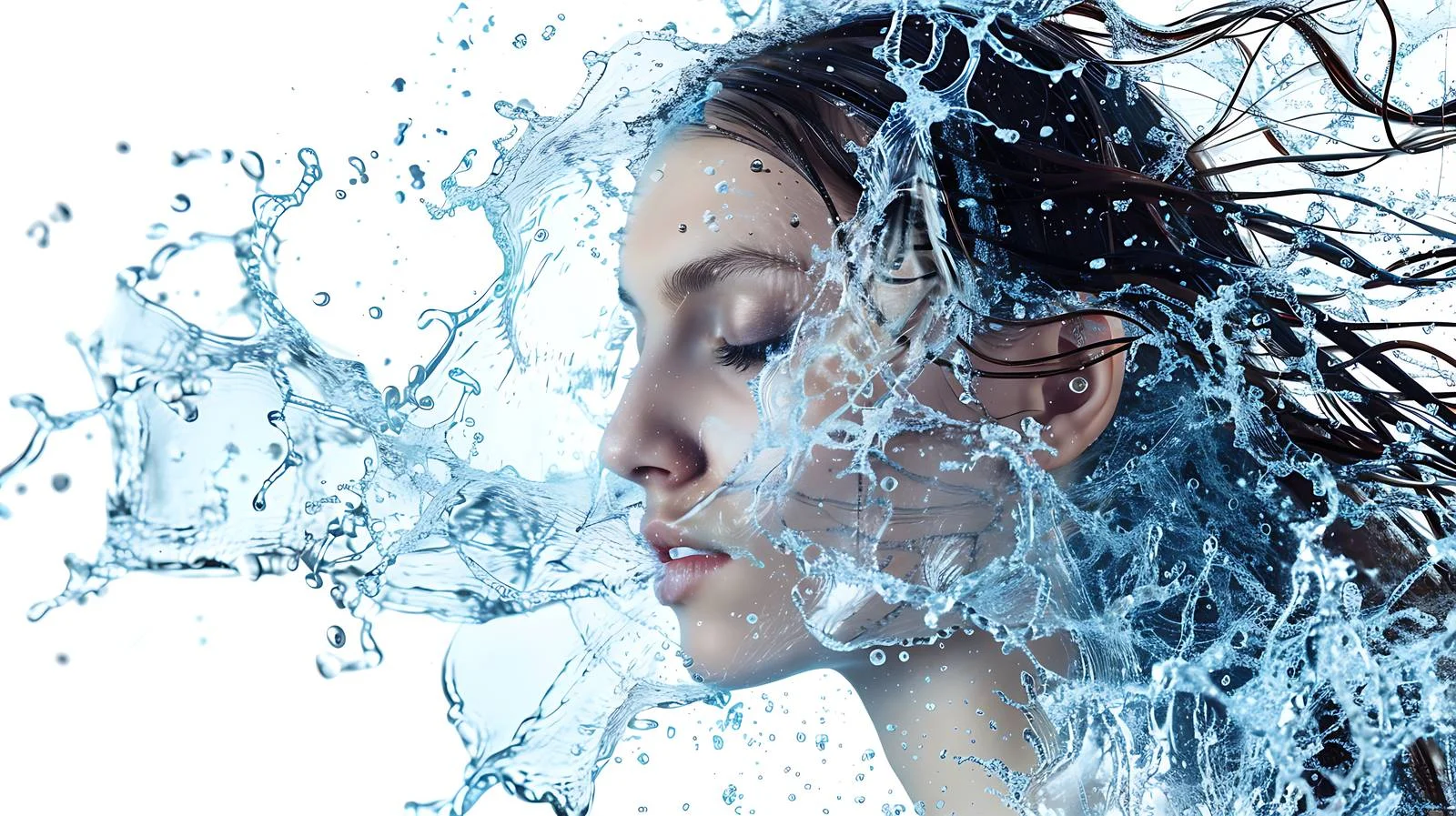 Elegant Female Model in Enchanting Pose — free download from Dotvec