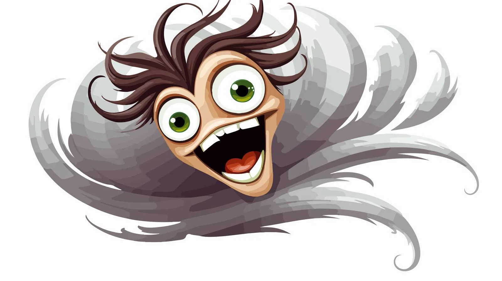 Whimsical Tornado Cartoon – free tornado image from Dotvec