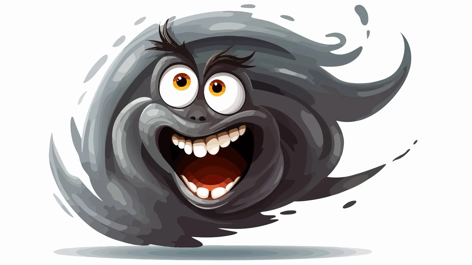 Whimsical Tornado Cartoon Character – free tornado image from Dotvec