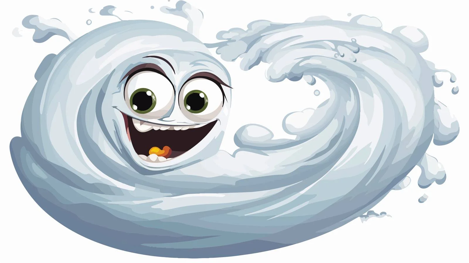 Whimsical Tornado Cartoon Design – free tornado image from Dotvec