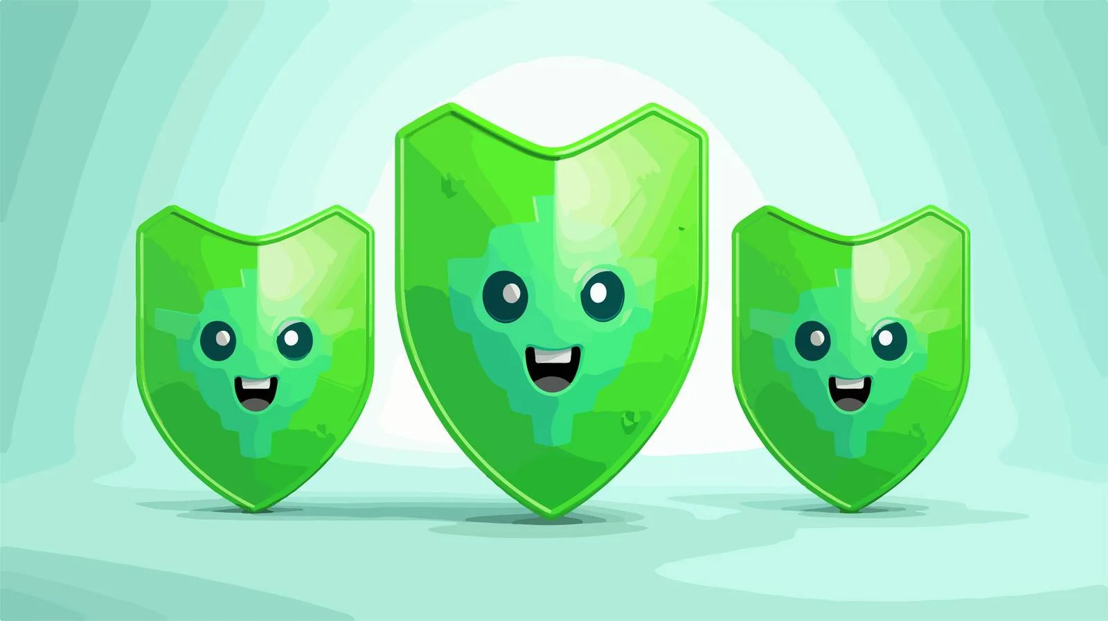 Green Protective Shields Plus — free download from Dotvec