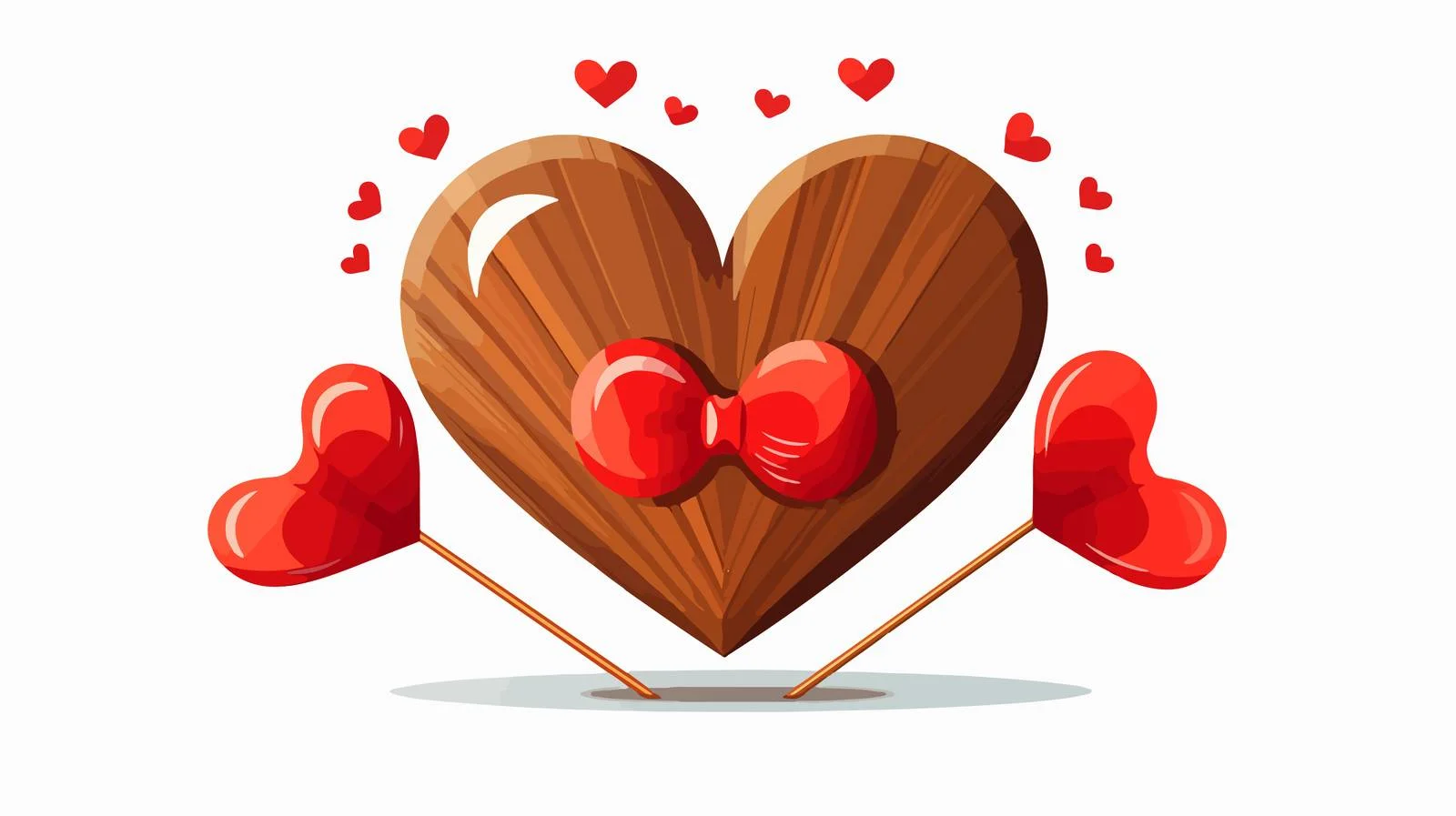 Cupid with Bow and Heart Darts — free download from Dotvec