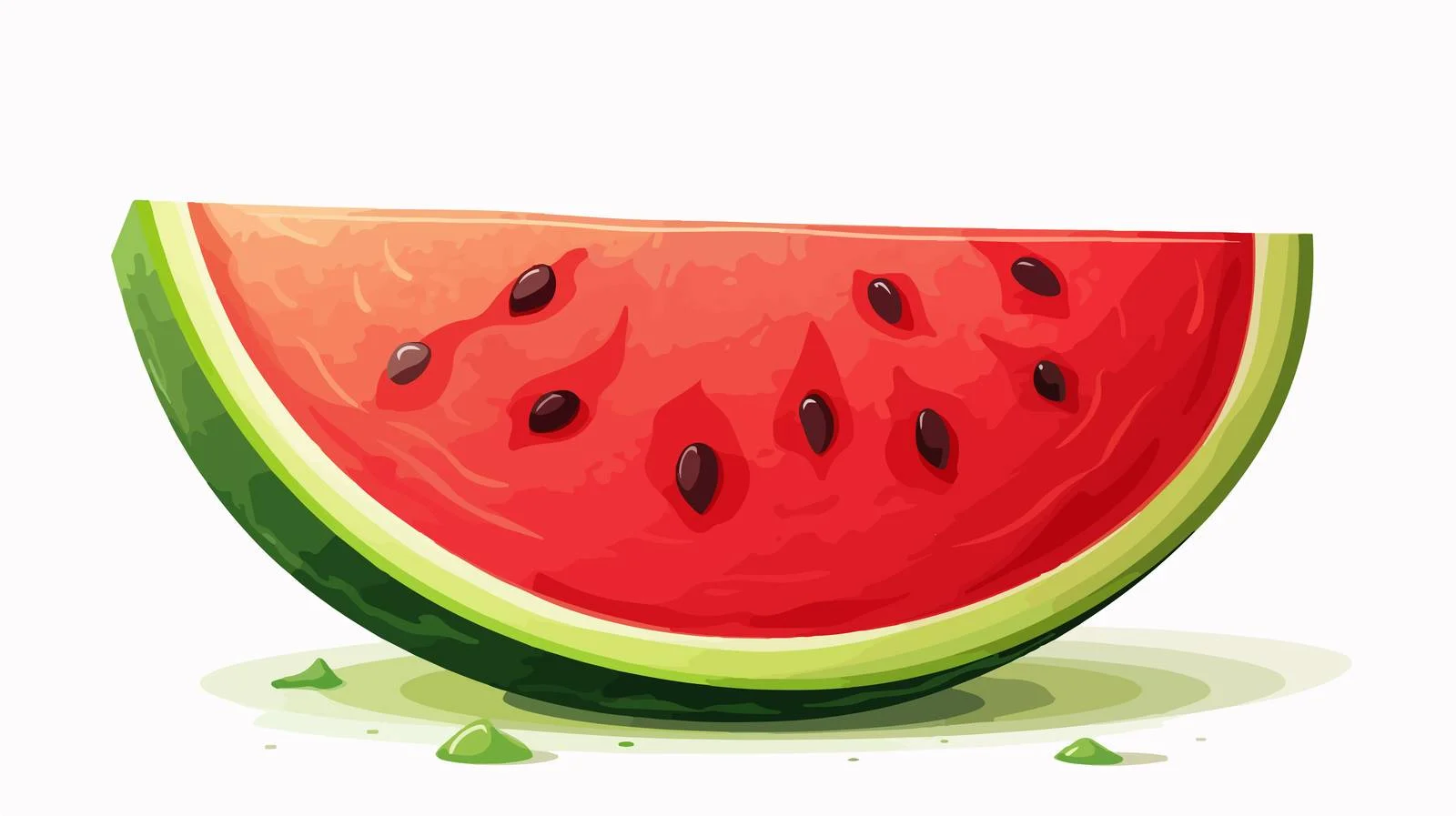 Sweet Red Watermelon Image — free download from Dotvec