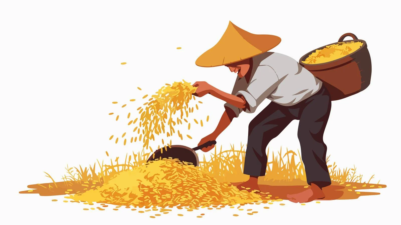 Rice Milling Process in Action — free download from Dotvec