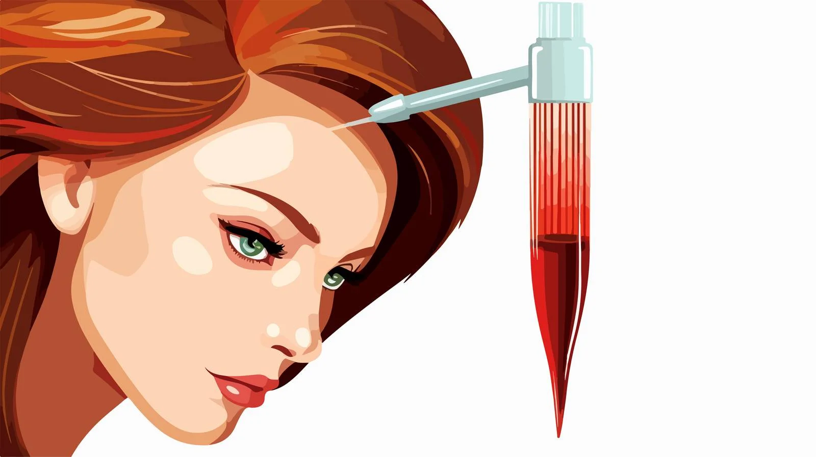 Hair Growth Agent Application — free download from Dotvec