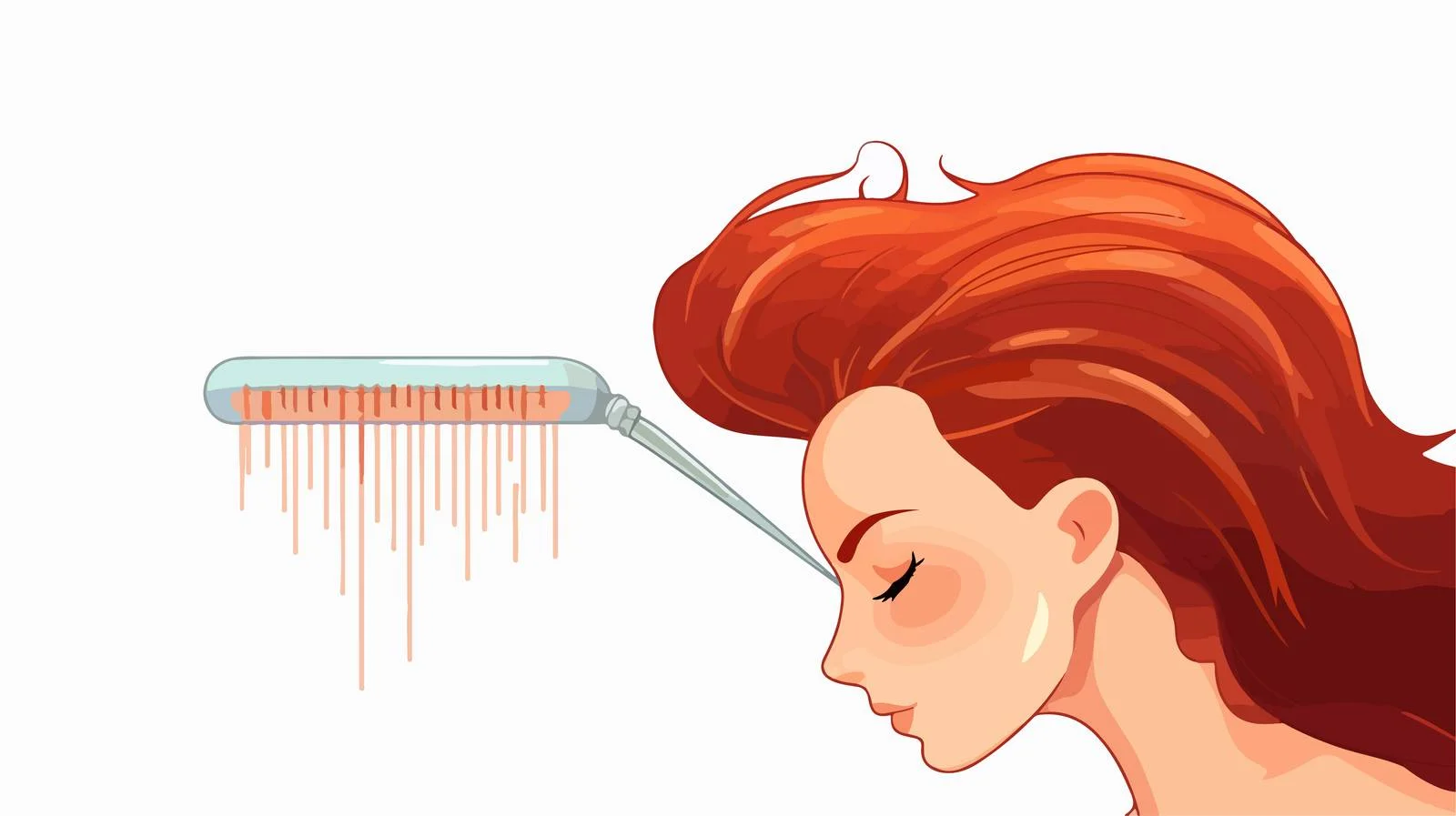 Hair Growth Serum Application – free haircare image from Dotvec