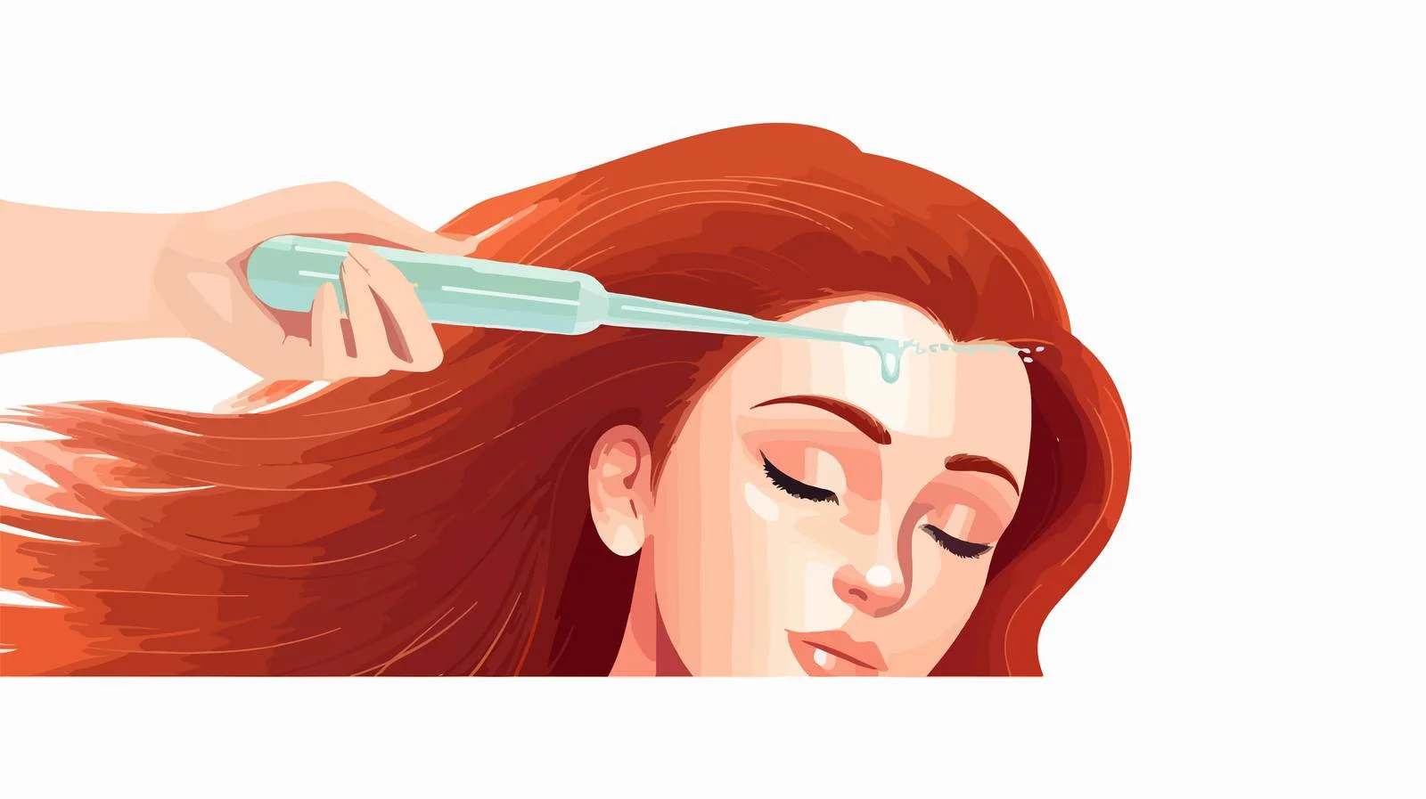 Hair Growth Agent Application Process — free download from Dotvec