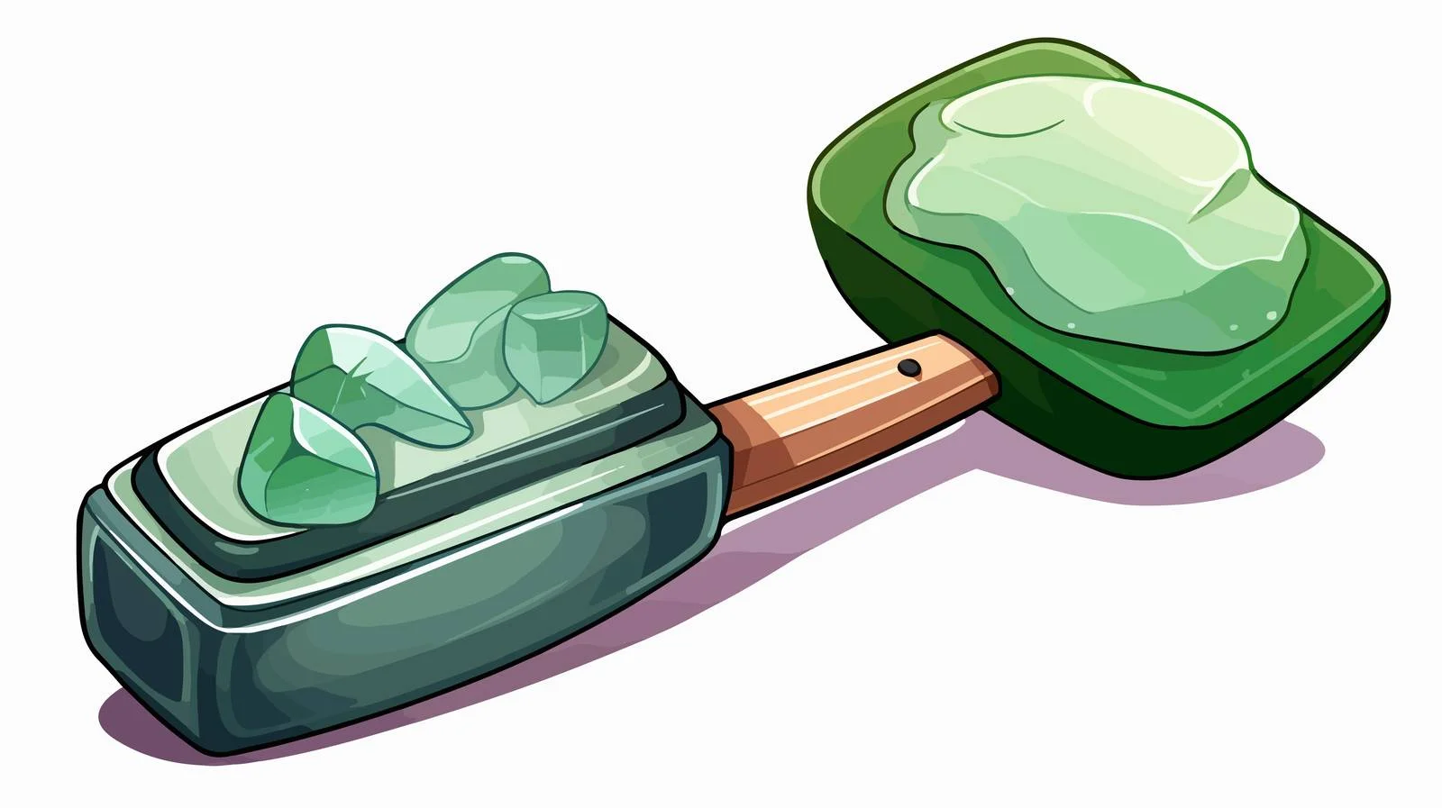 Gua Sha Roller & Jade Stone Scraper — free download from Dotvec
