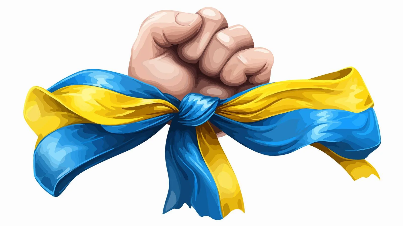 Empowerment Gesture with Ribbon — free download from Dotvec