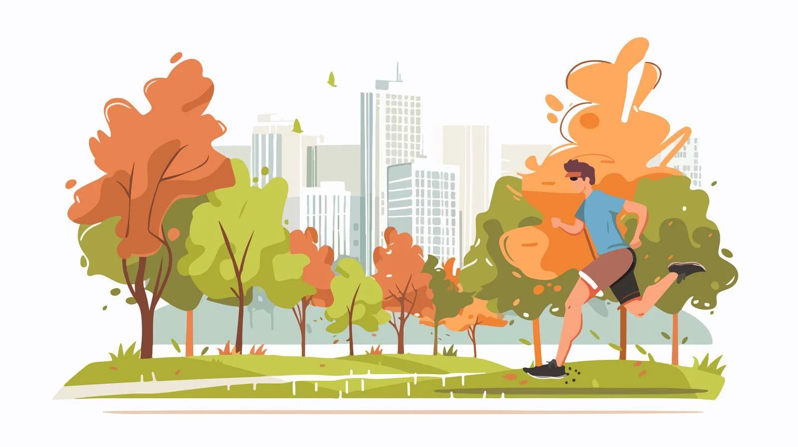 Urban Park Jogging Routine — free download from Dotvec