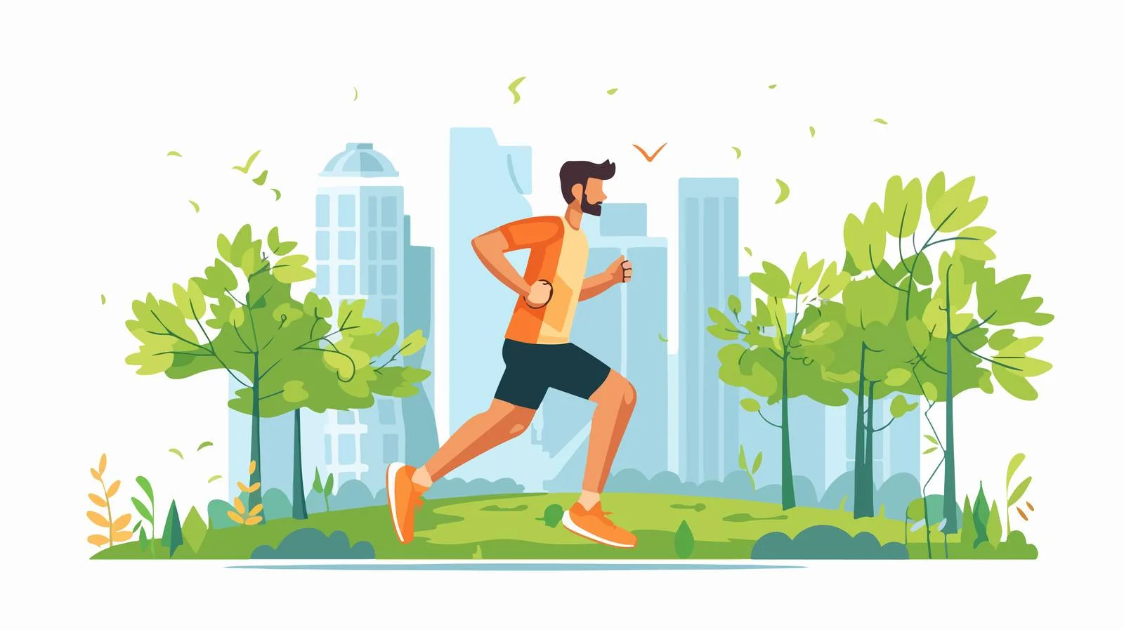 City Center Cardio Workout Jogging — free download from Dotvec