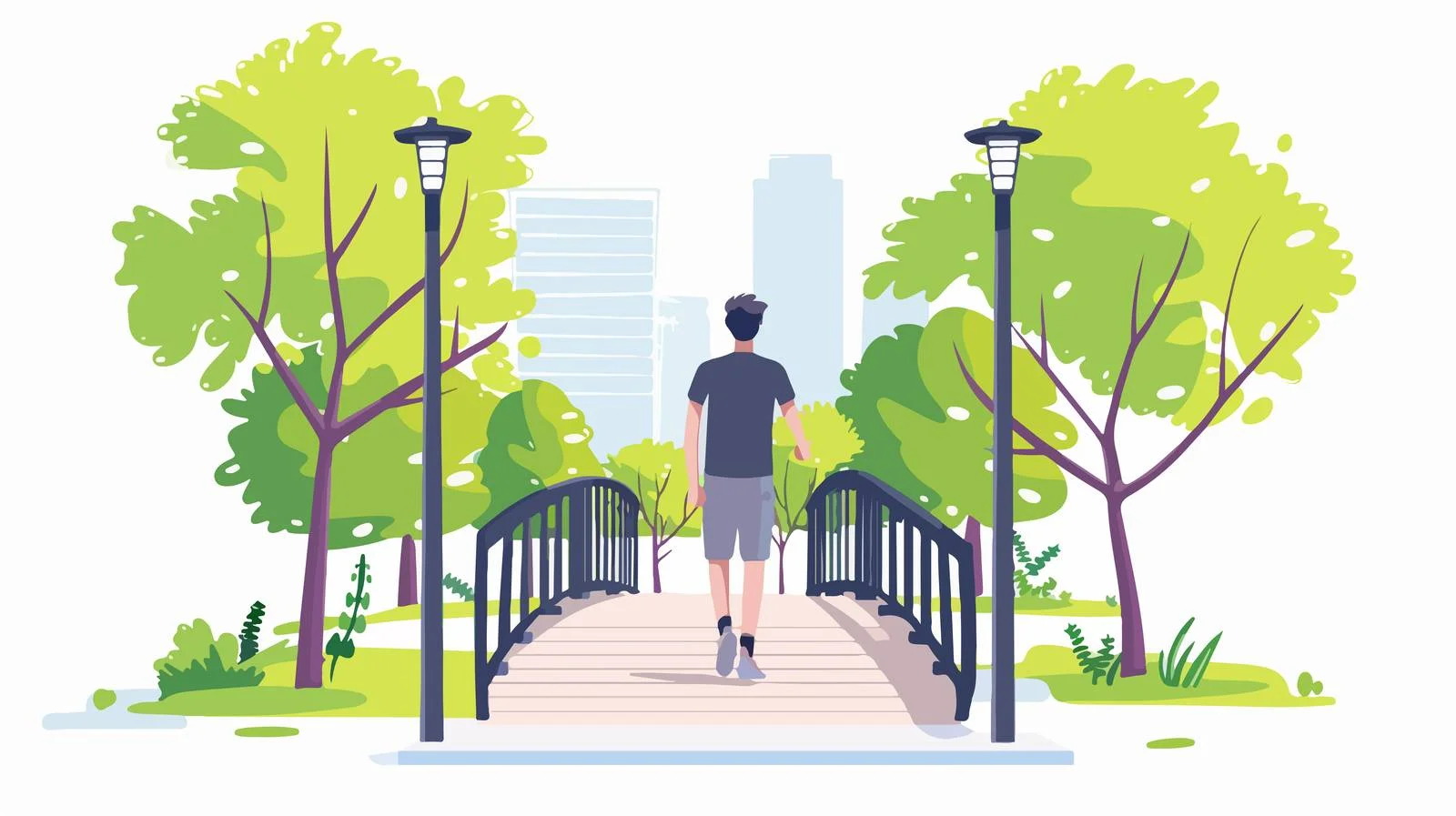 Urban Footbridge Exploration — free download from Dotvec