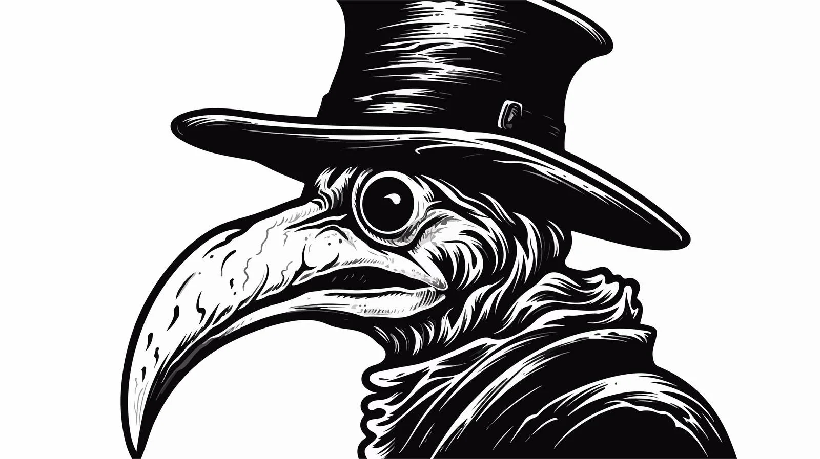 Historical Plague Doctor Costume — free download from Dotvec