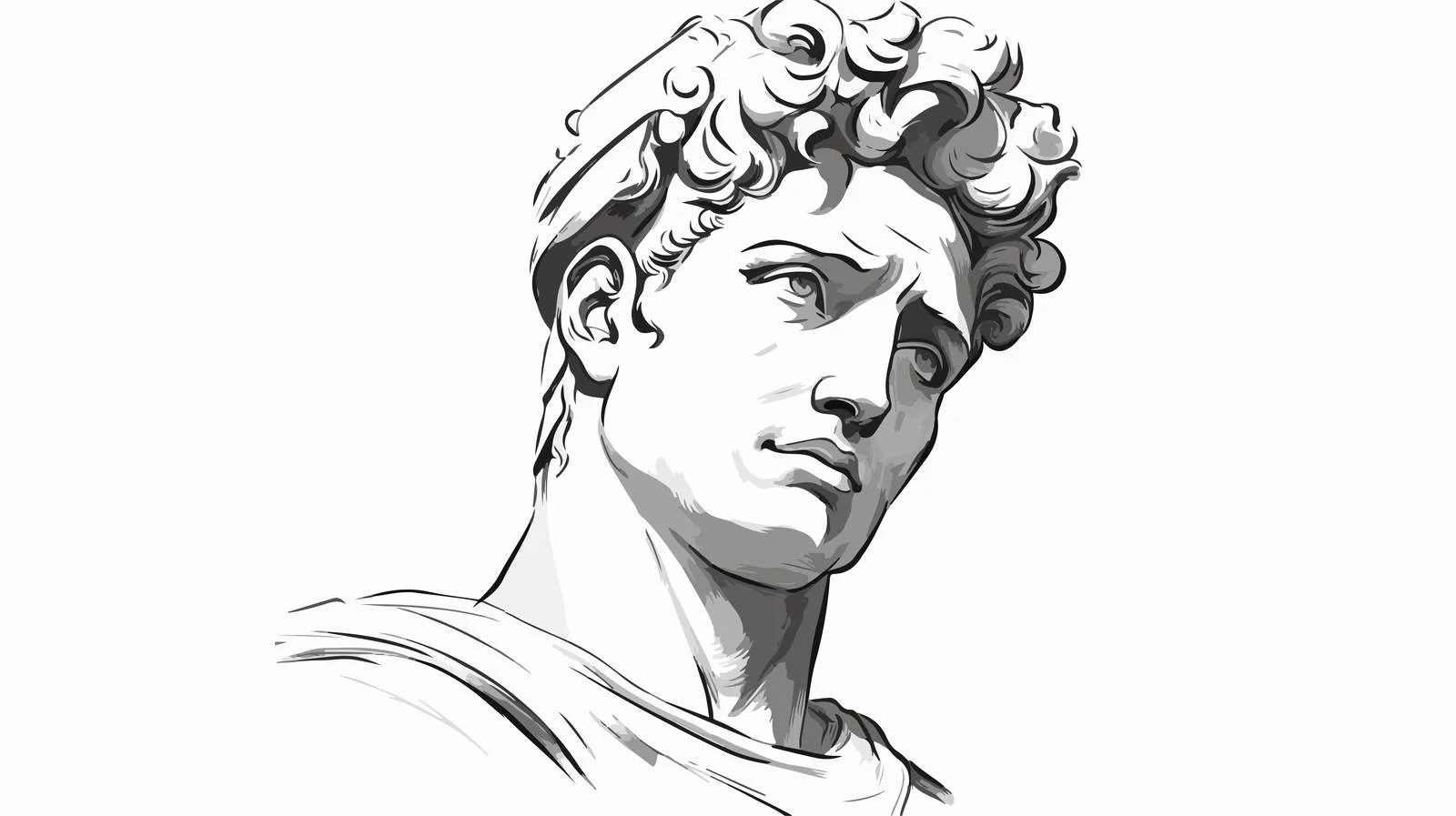 Freehand Portrait Sketch — free download from Dotvec