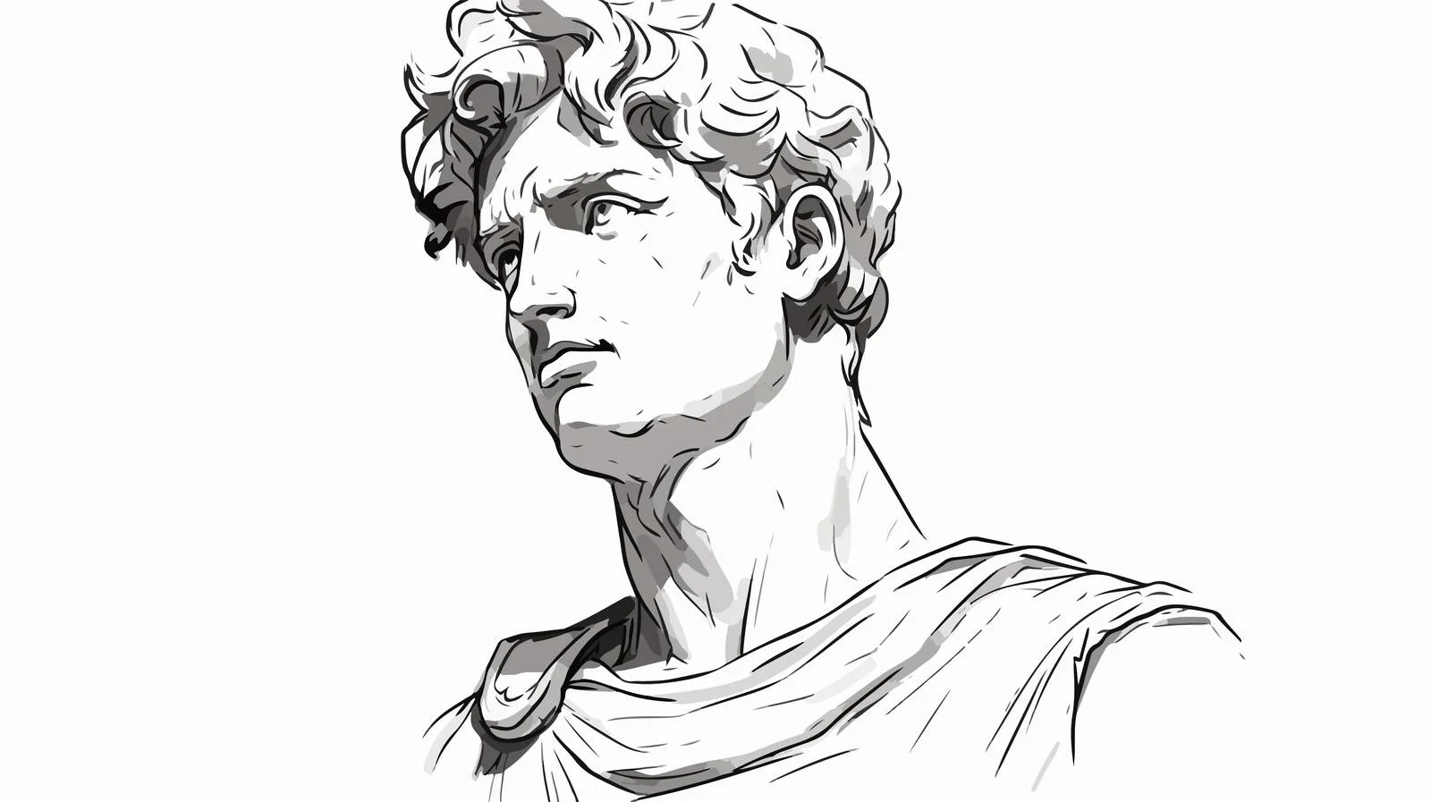 Freehand Head Sketch — free download from Dotvec