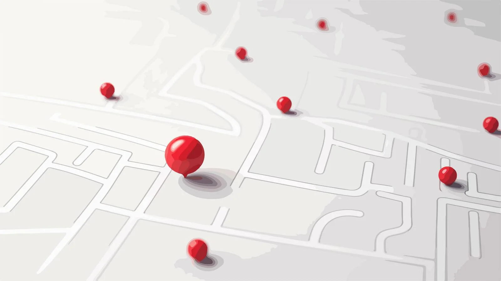 Route Finder Pin on Paper Map — free download from Dotvec