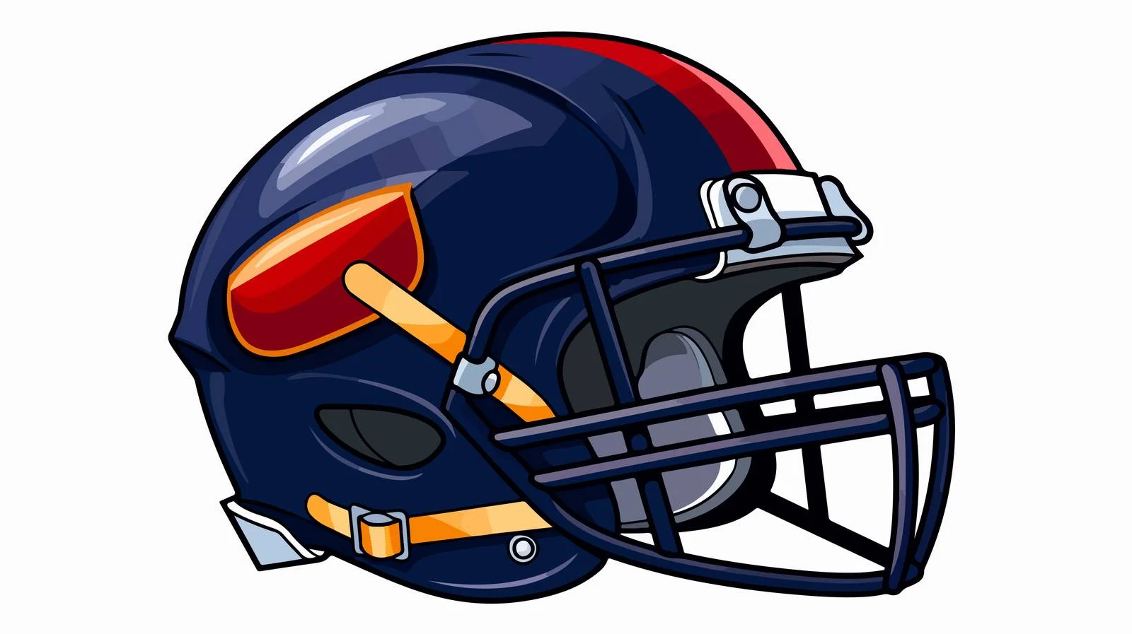 Protective Rugby Helmet for American Football — free download from Dotvec