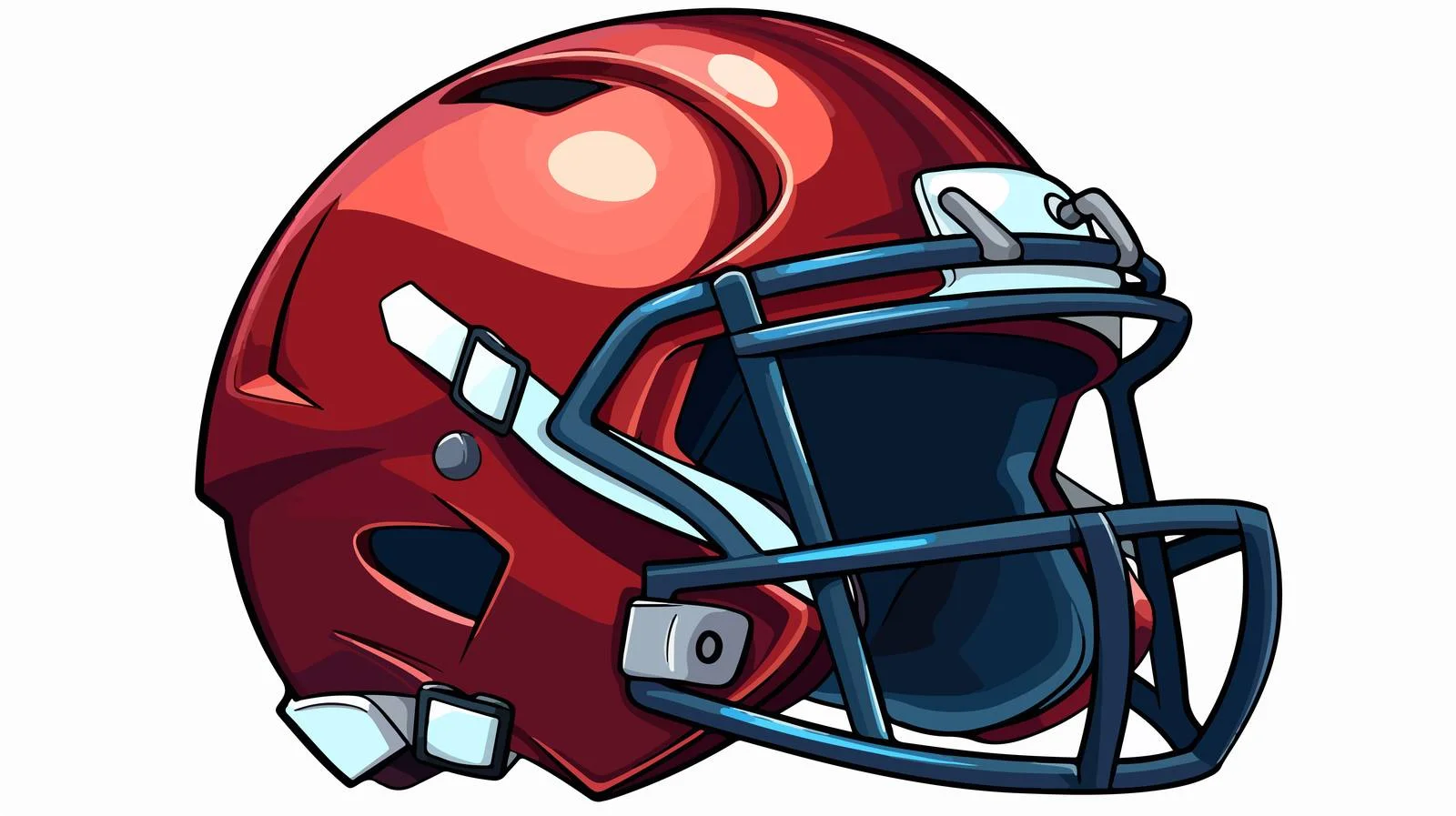 Protective Rugby Helmet for American Football Players — free download from Dotvec