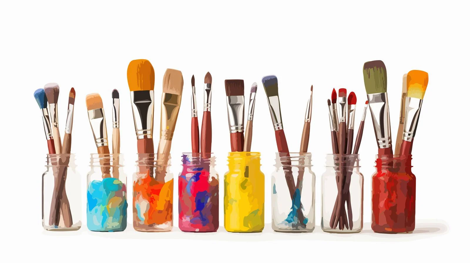 Artistic Tools Set – free buckets image from Dotvec