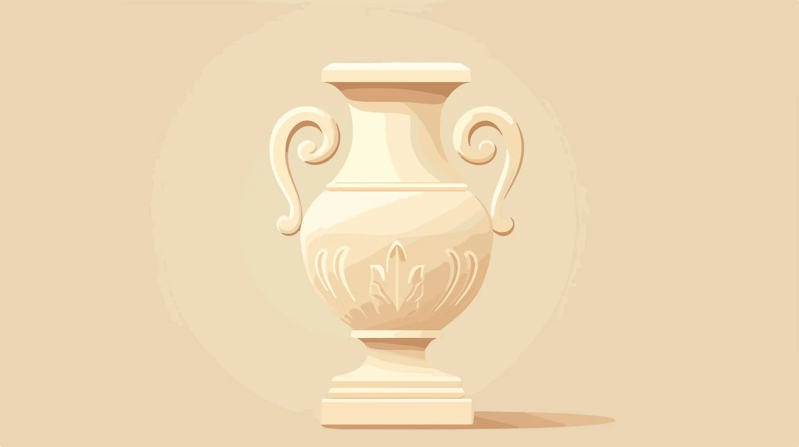 White Ancient Greek Vase — free download from Dotvec