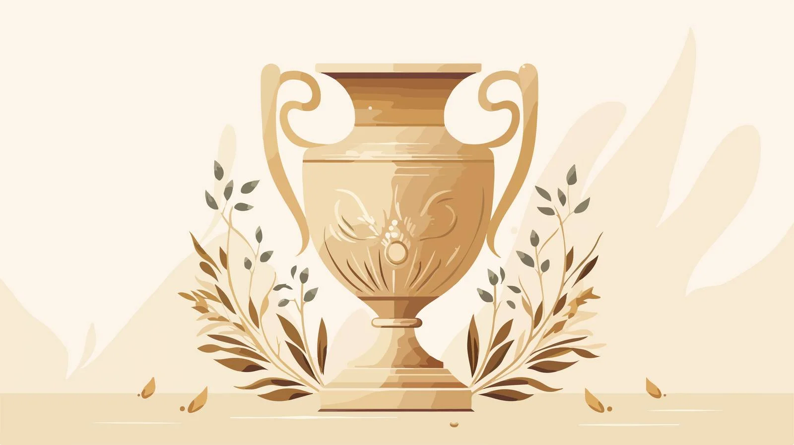 Ancient Greek White Vase Standalone — free download from Dotvec