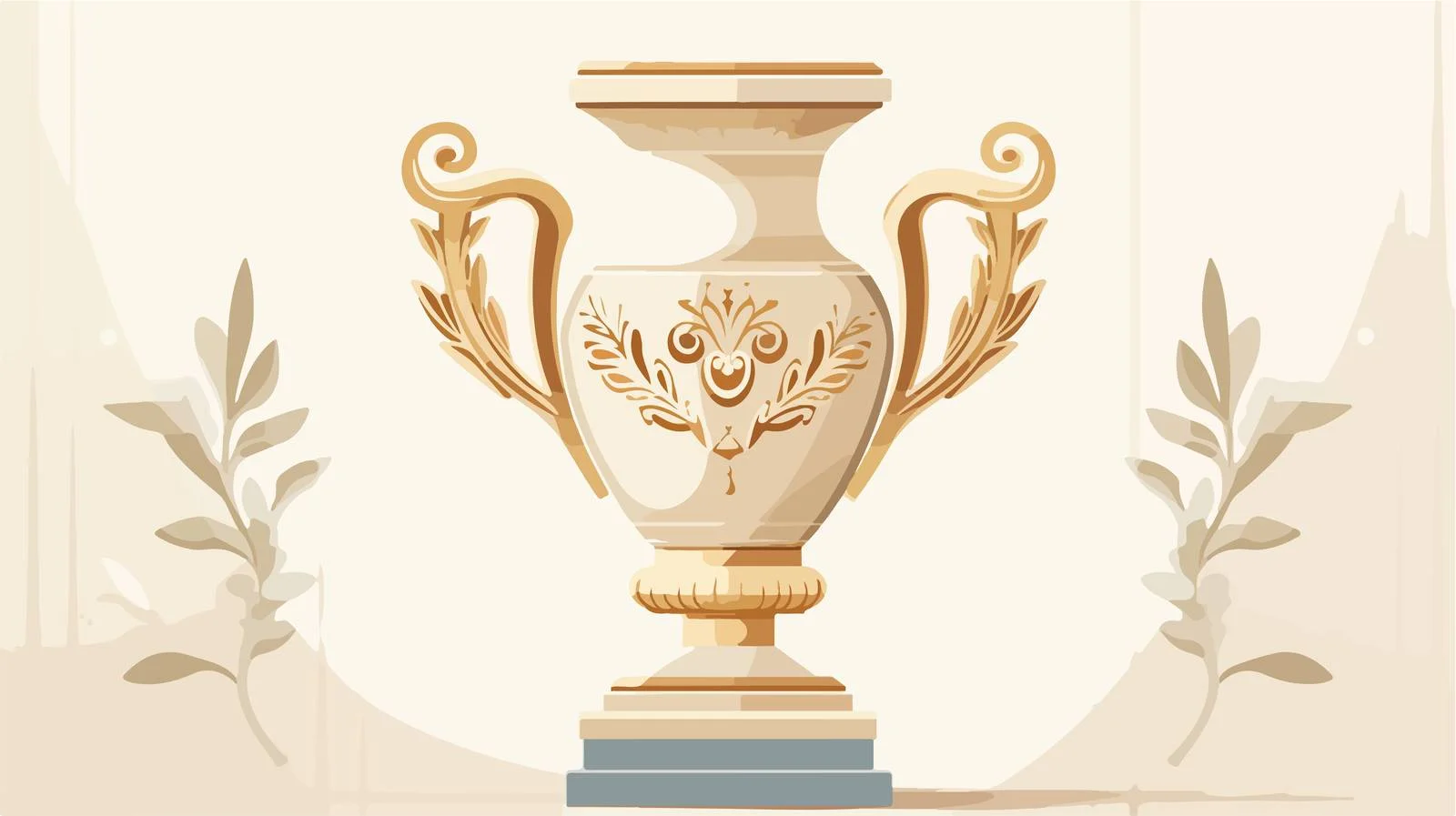 Ancient Greek White Vase — free download from Dotvec