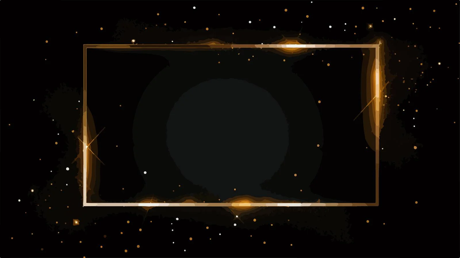 Golden Signs Abstract Artwork — free download from Dotvec