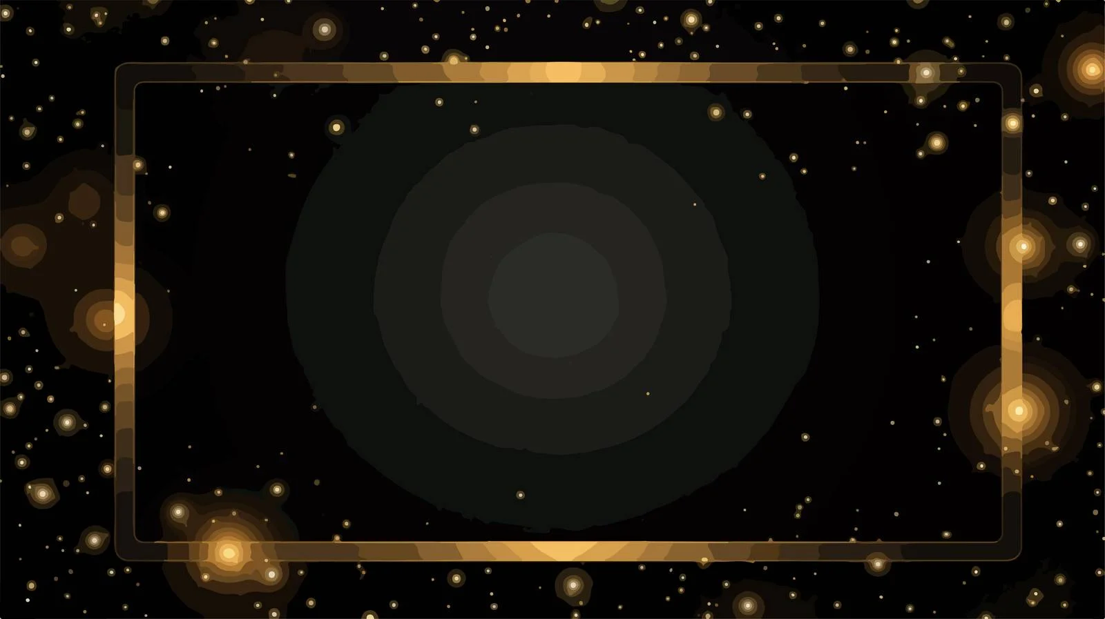 Gold-Trimmed Abstract Artwork — free download from Dotvec