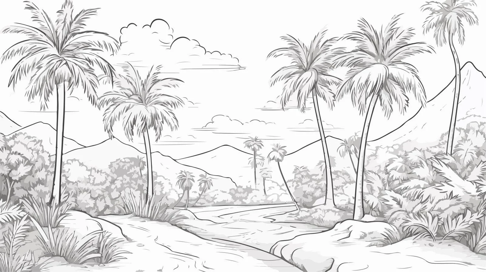 Scenic Mountain Road Adventure — free download from Dotvec